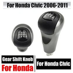 New Car Gear Shift Knob For Honda Civic DX EX LX 2006-2011 54102-SNA-A01 6 Speed MT Stick Ball Head Lever Interior Accessories