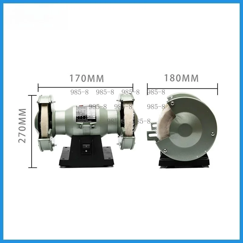 Manual Optical Lens Polisher, Glasses Lens Grinding Buffing Machine for Eyewear Store Processing