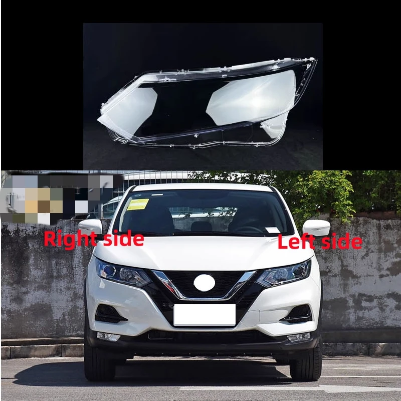

For Nissan Qashqai 2019 2020 2021 Car Headlight Shell Headlamp Cover Replacement Headlamp Lens Headlight Glass