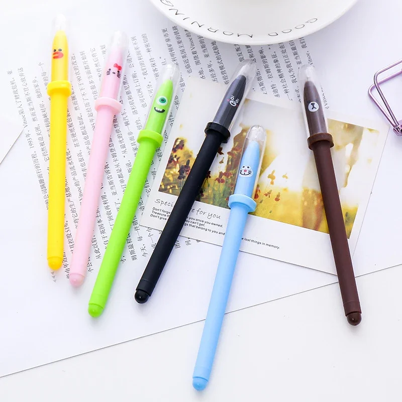 Dl De Kwispelende Kat Pen Inkt Pen Relatiegeschenk Briefpapier School Kantoorbenodigdheden 0.38Mm Neutrale Pen Groothandel Leren Briefpapier