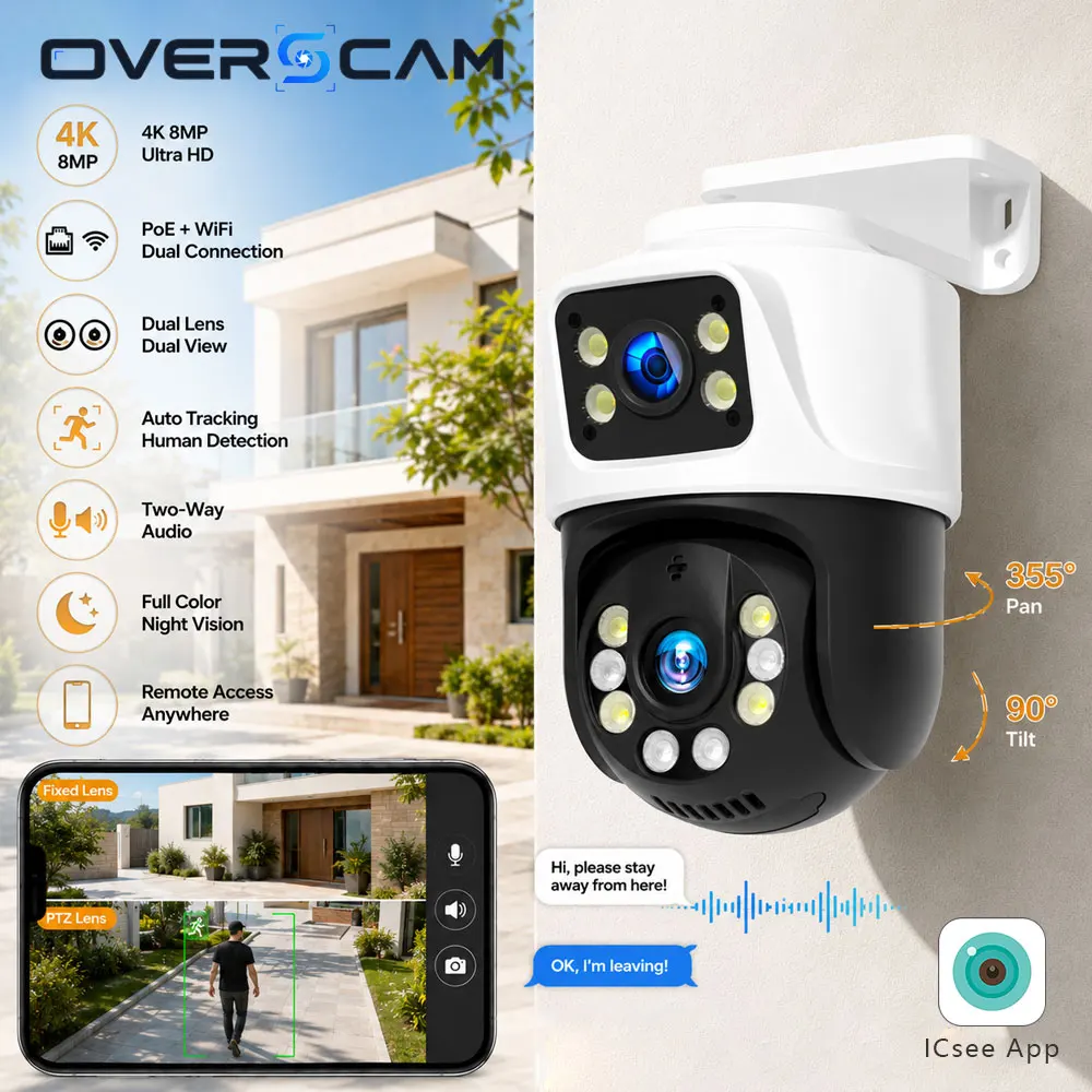 camera-ip-ptz-wifi-poe-8mp-4k-a-double-vue-detection-humaine-suivi-automatique-conversation-bidirectionnelle-vision-nocturne-couleur-carte-tf-acces-a-distance-cctv