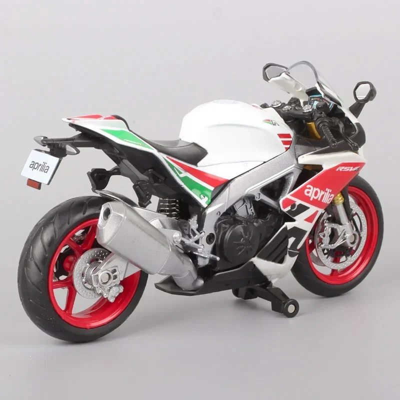 Aprilia RSV4 RR1000 Model Motocykla Wyścigowego w Skali 1/12, Fabrycznie Wyprodukowany Model Odlewany, Replika Motocykla, Zabawka, Zweryfikowane Zdjęcia, Prezent