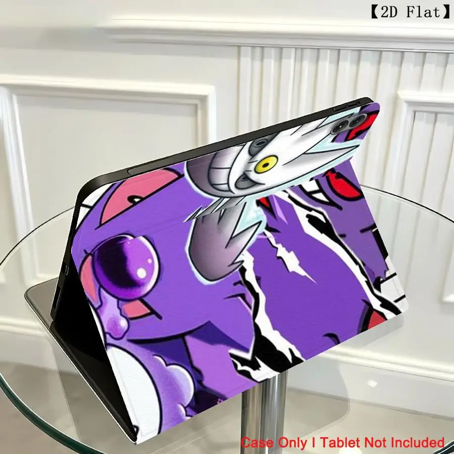 with Pencil Slot Case for Xiaomi Redmi Pad SE K Pad 8.8 9.7 12.4 Inch Pad 5 6 7 8 Pro Pad 6s Pro 7 Ultra Anime Pokemon Gengar 3
