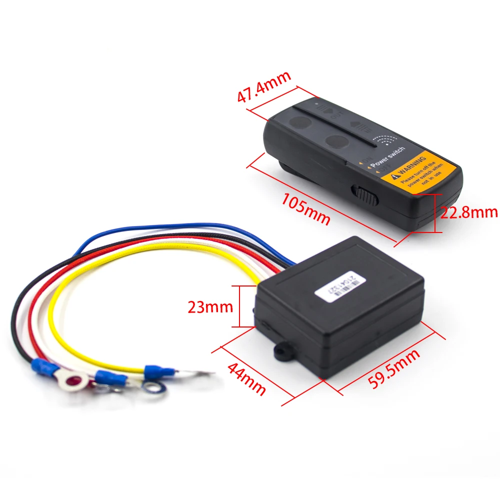 12V Trailer Lier Afstandsbediening Systeem Schakelaar Controller Voor Jeep Off Road Ford F150 ATV Draadloze Voertuig Accessoires Universeel