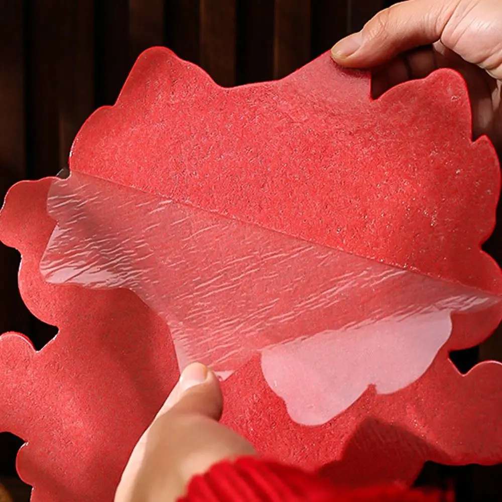 Chinês lunar 2025 cobra ano adesivo de parede tradicional veludo ano novo sorte adesivo bênção 3d porta dístico ornamentos