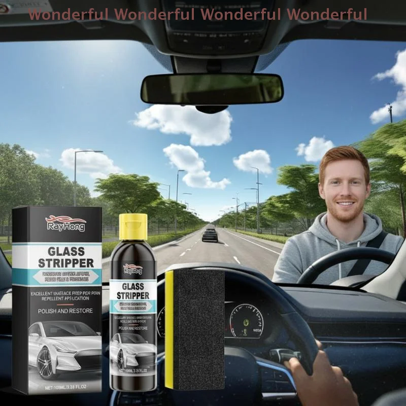 

Car Windshield Glass Cleaning Coating Removes Oily Film Bug Residue Minimize Fog for Enhanced Urban Commuting Experience