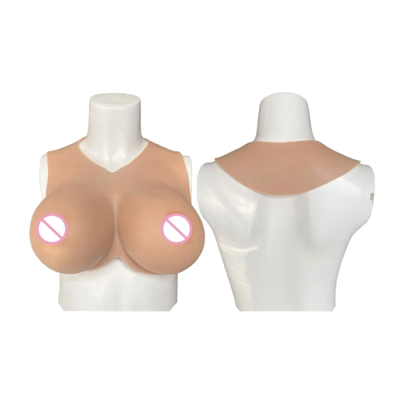 

Realistic Silicone Breast Forms Enhance for Transgender Celebrities Crossdressers Cosplay - Skin Nipple Areola Plump S