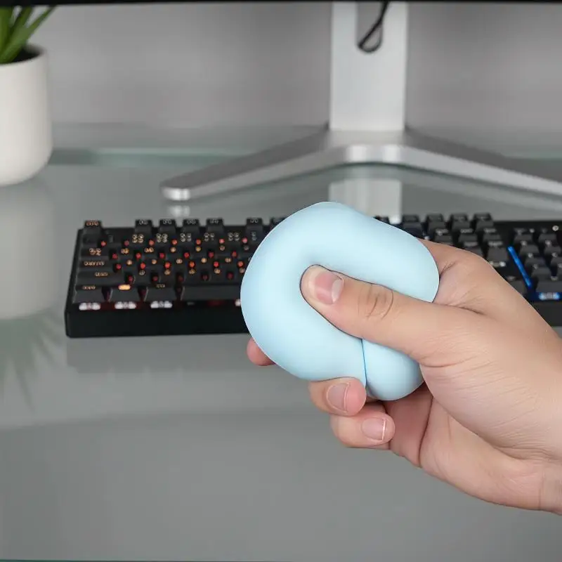 Ice Skin Soap Stress Ball Ultra Thin Slow Rising  Toy Anxiety Calming Toy for Party Goodie Bag Fillers