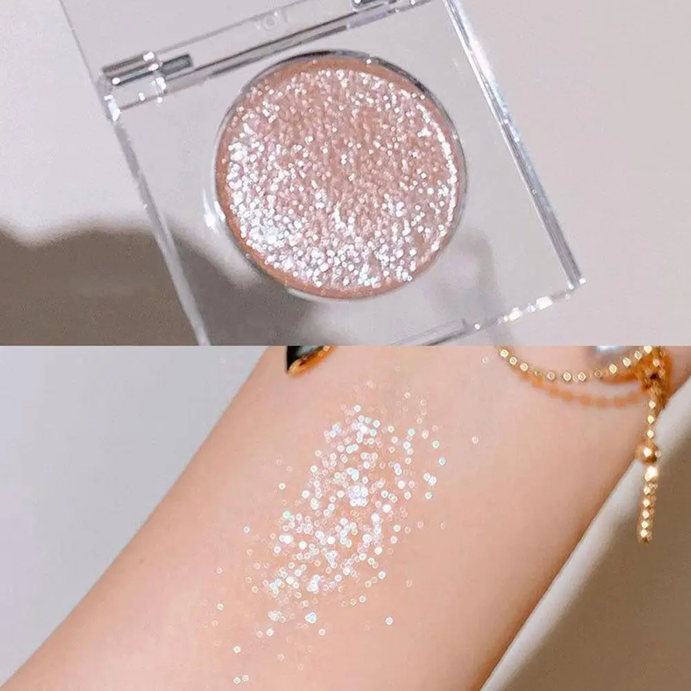 パール光沢シングルアイシャドウ ウィーバーガール パール光沢ファイングリッタースパンコール セメントマット 学生用アイシャドウパレット