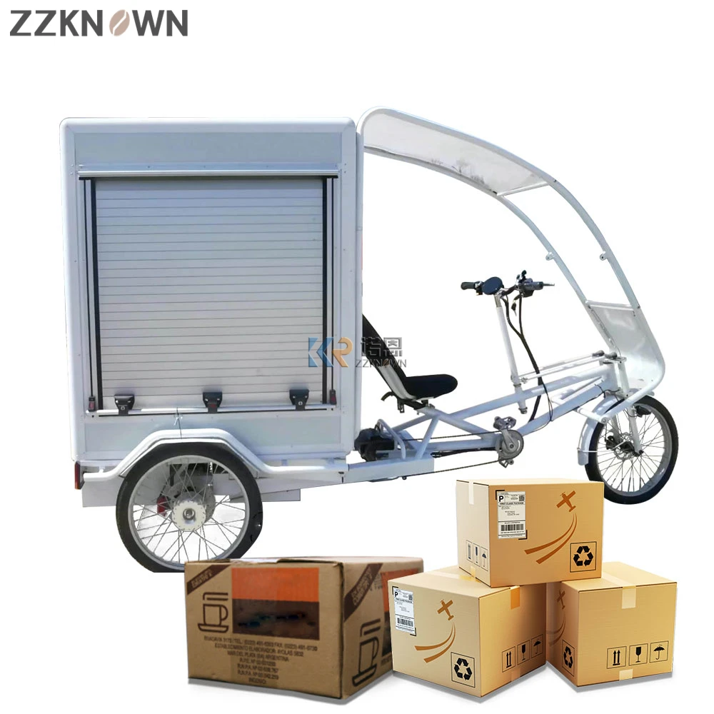 New Arrival Adult Electric Tricycles with Big Box Mobile Cargo Tricycle Car 3 Wheels Vehicle Bike Bicycle Luggage Carts for Sale