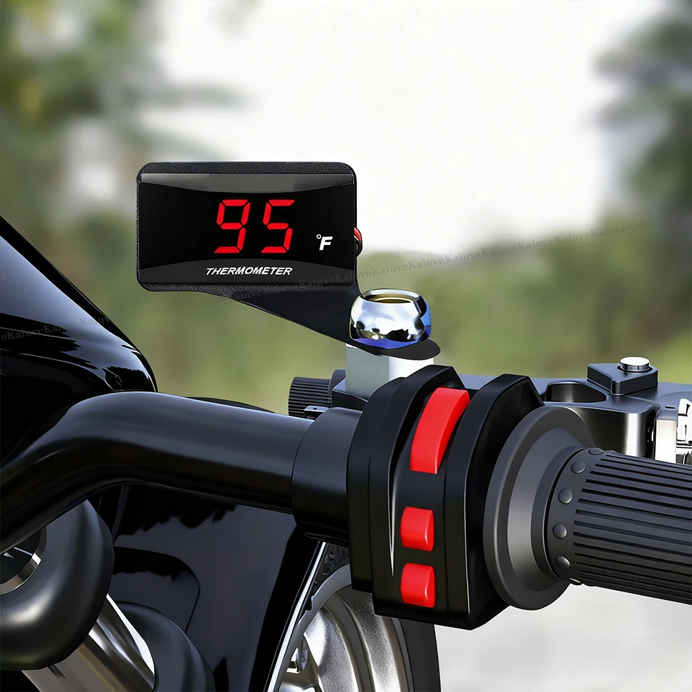 Motorrad-Finnen-Temperatursensor Mini-Messgerät für XMAX250 300 NMAX CB 400 CB500X Sensor Thermometer Messgeräte – Detail 5