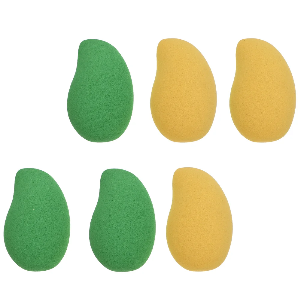 6 Pcs Mango Beauty Sponge Girl Make up Sponges Portable Foundation Makeup Puffs