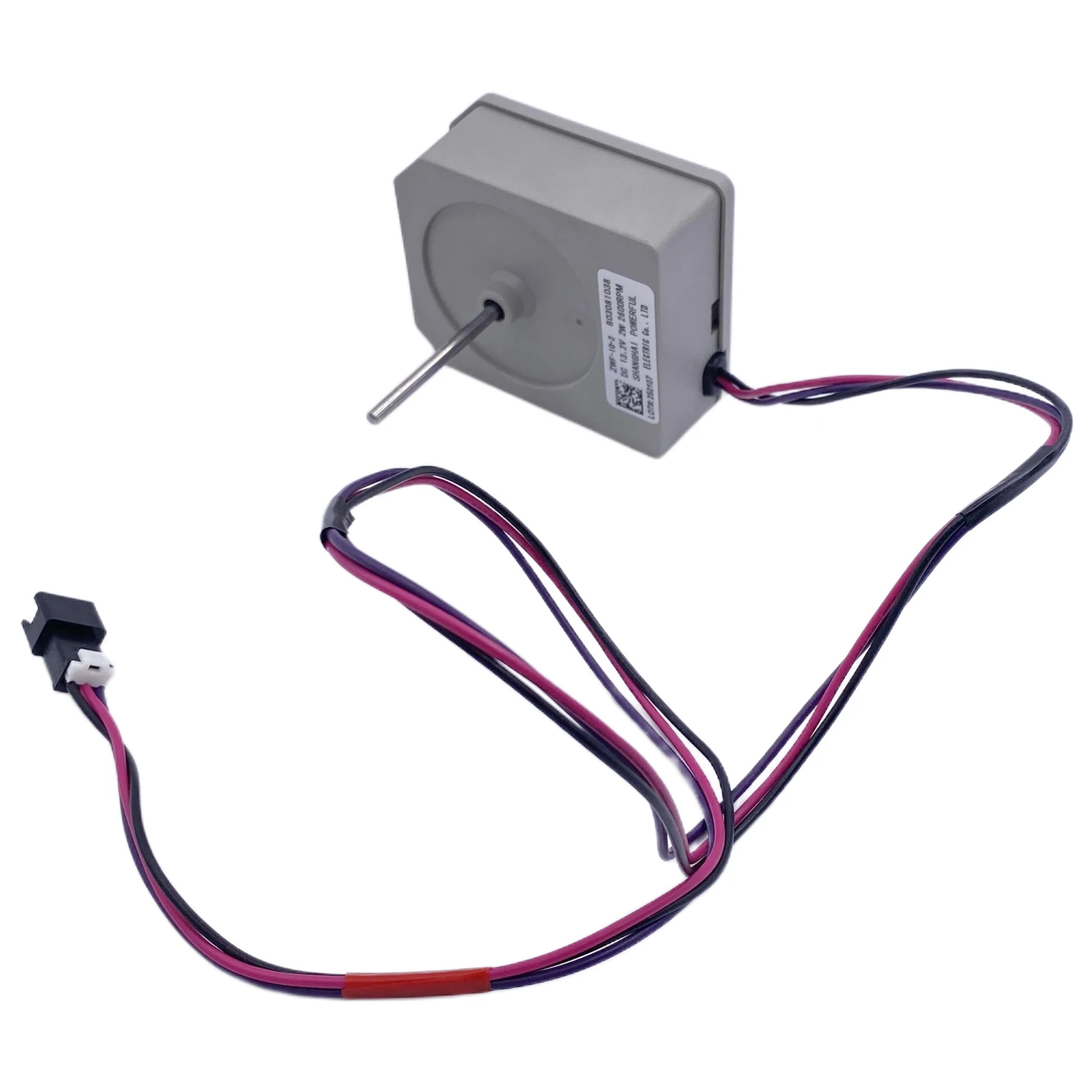 

ZWF-10-2 B03081032 Replacement DC Motor Fan DC13.2V 2W Evaporator Fan Motor Blower Motor Compatible with MeiLing&Ronshen Fridge