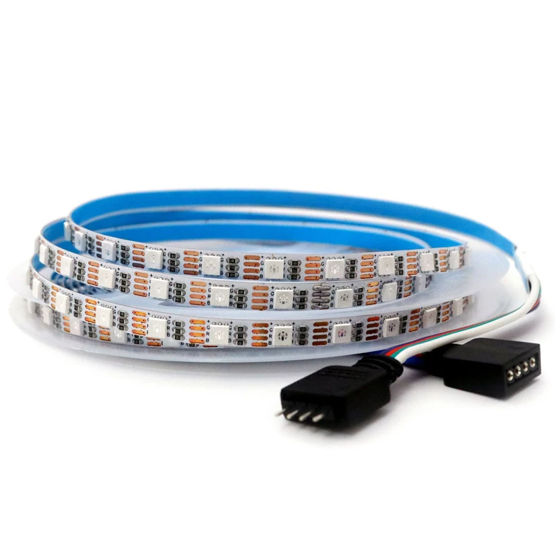 5m 5v 5mm Narrow Slim 3535 RGB LED Strip 90 leds/m RGB Changeable Effect Atmosphere Holiday Party Fleixble Tape for  Mirror USB