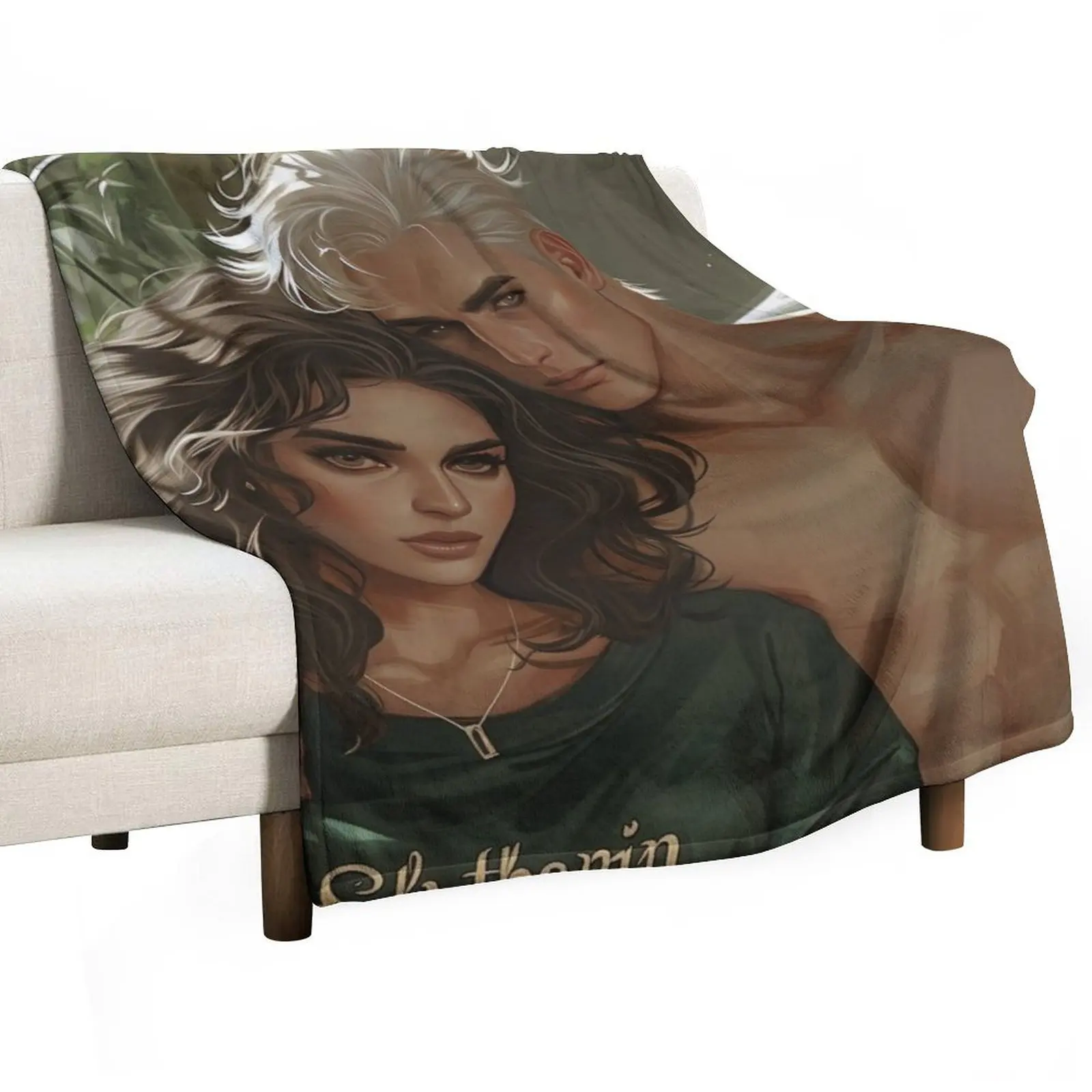 

Dramione on the sofa Throw Blanket Cozy Microfiber Throw Blanket for Home Bedroom
