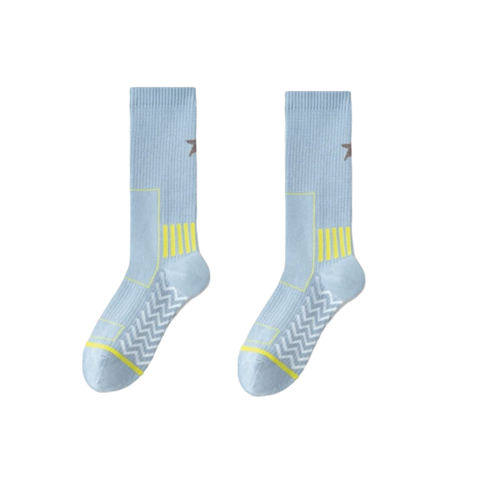 

Новые ночные светоотражающие компрессионные носки, противоскользящие высокоэластичные длинные носки-трубы, дышащие спортивные носки с защитой от запаха