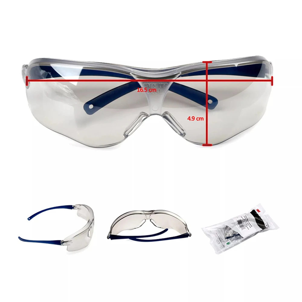 Lab Work Safety Eye Protective Glasses Anti Impact Wind Dust Fog Proof Goggles Safety Riding Cycling Clear Eyewear