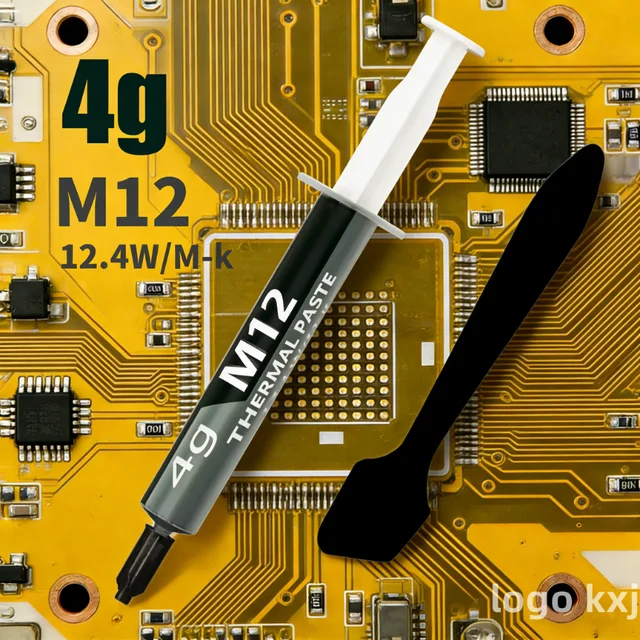 Thermal Paste Thermal Conductive Grease Paste 12.4 W/MK 1/4/8/15/30g For Game PC PS5 CPU GPU Cooling 5