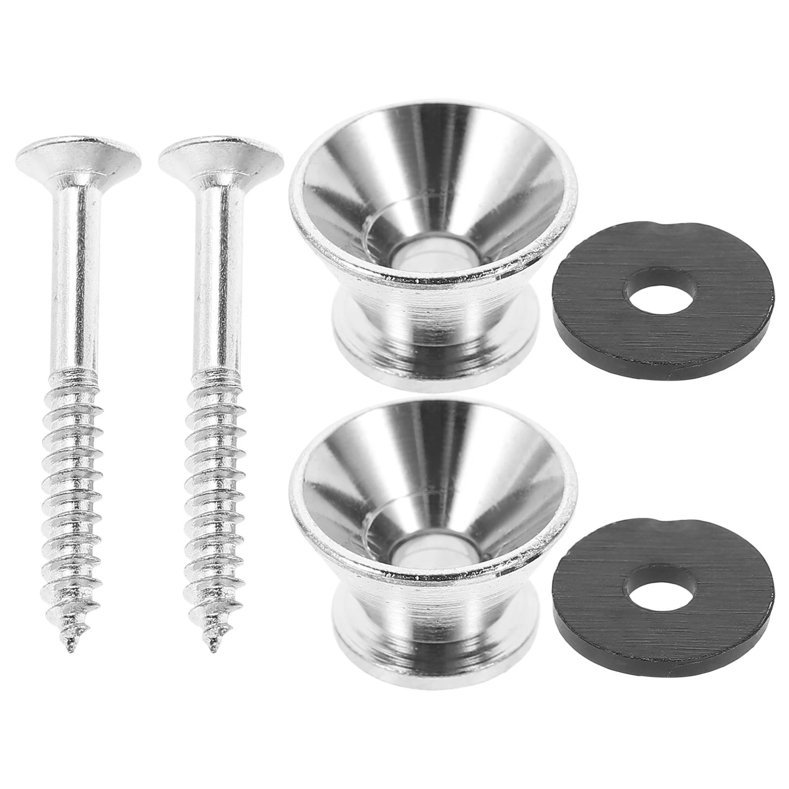 

Guitar Studs Strap Buckle Lock Metal Nail Strap-lock Buttons Belt Buckles Bass Locks