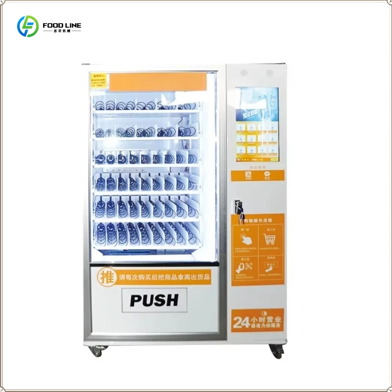 Snack and Drink Vending Machine FL Customized 24 Hours Snack Cold Drink Vending Machine