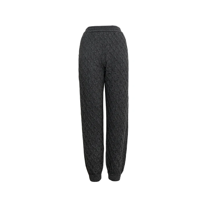 BC-401 In Stock Elastic Waist Drawstring 12Gg 100% Cashmere Women\'s Pants & Trousers Women\'s Clothing