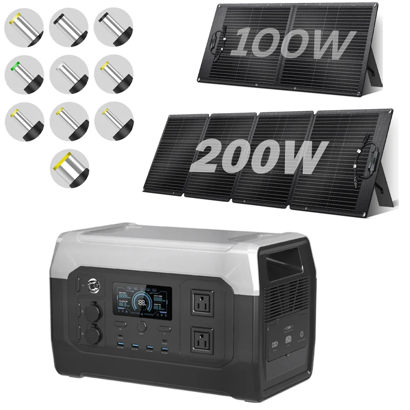 

Портативная электростанция CTOLITY AP1000/AP400 с аккумулятором LiFePO4 1024 Вт·ч/345,6 Вт·ч, чистая синусоидальная волна, аварийное питание