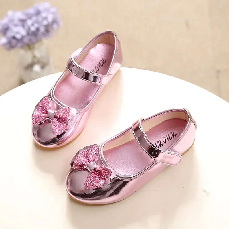 New Girls Sandals Children Infant Kid Baby Girl Bling Sequins Shallow Single Princess Shoes Toddler Girl Sandals B49