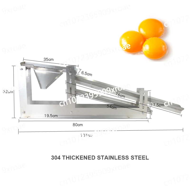 Commercial Small Manual Egg White and Yolk Separator 304 Stainless Steel Liquid Separation Machine for Duck Hen Eggs