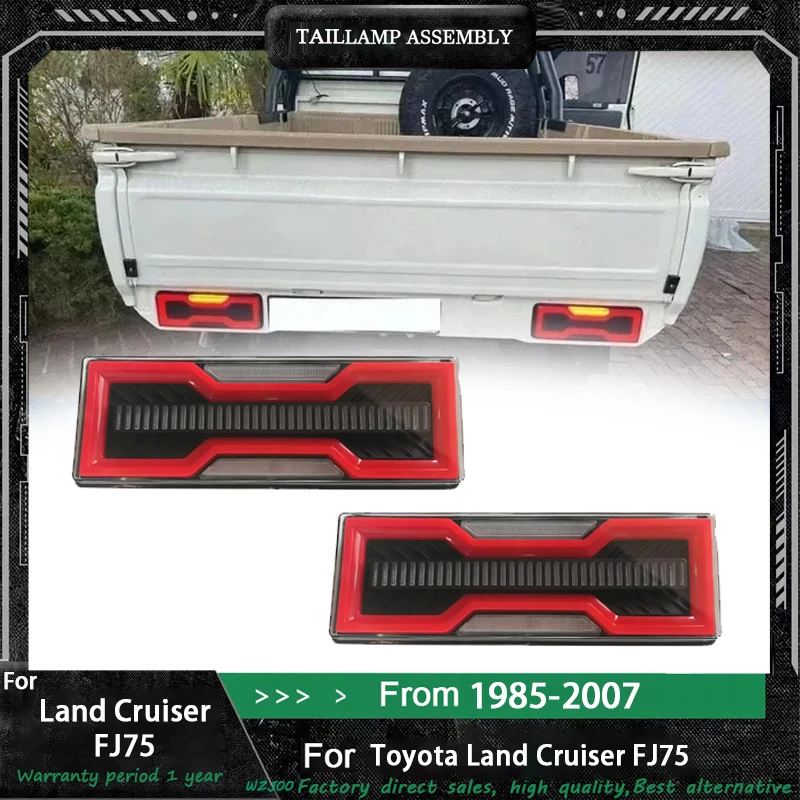 مصباح ليد خلفي لتويوتا لاند كروزر FJ75 70 75 78 79 سلسلة 1985-2007 الفرامل بدوره مصباح إشارة القيادة العكسية