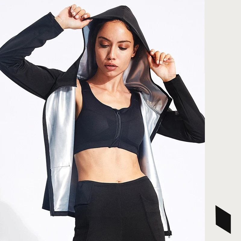 

Female Bodybuilding Sweatsuit Fitness Sports Tops Outdoor Indoor Sportswear Jogging Yoga Jackets Long Sleeve Hoodie Soft Tunics