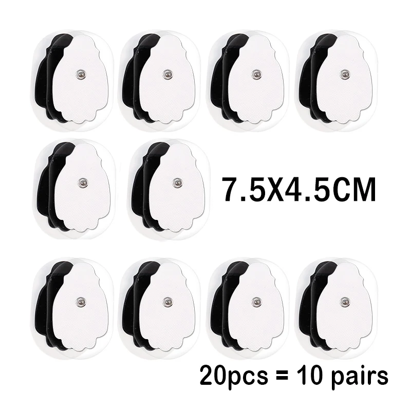 10/20Pcs Tens Electrodes for Myostimulator Physiotherapy Therapy Machine Pads Slimming Massager Adhensive Gel Health Pad Tens