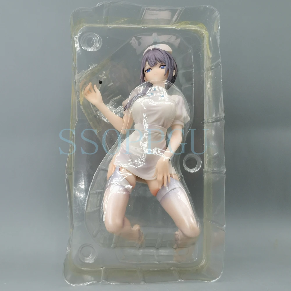 متوفر 17 سنتيمتر ساوتومي شينو ممرضة 1/7 انمي ياباني فتاة بولي كلوريد الفينيل عمل الشكل لعبة شينو ساوتومي تمثال الكبار جمع نموذج دمية