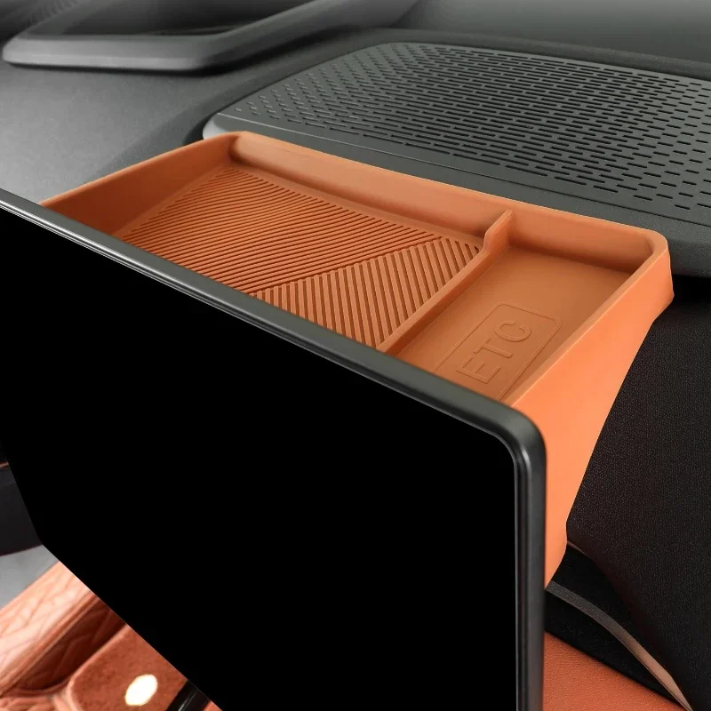 

For DEEPAL S05 Screen Rear Storage Box ETC Central Control Silicone Pad Tissue Box Storage Box Automotive Accessories Tools