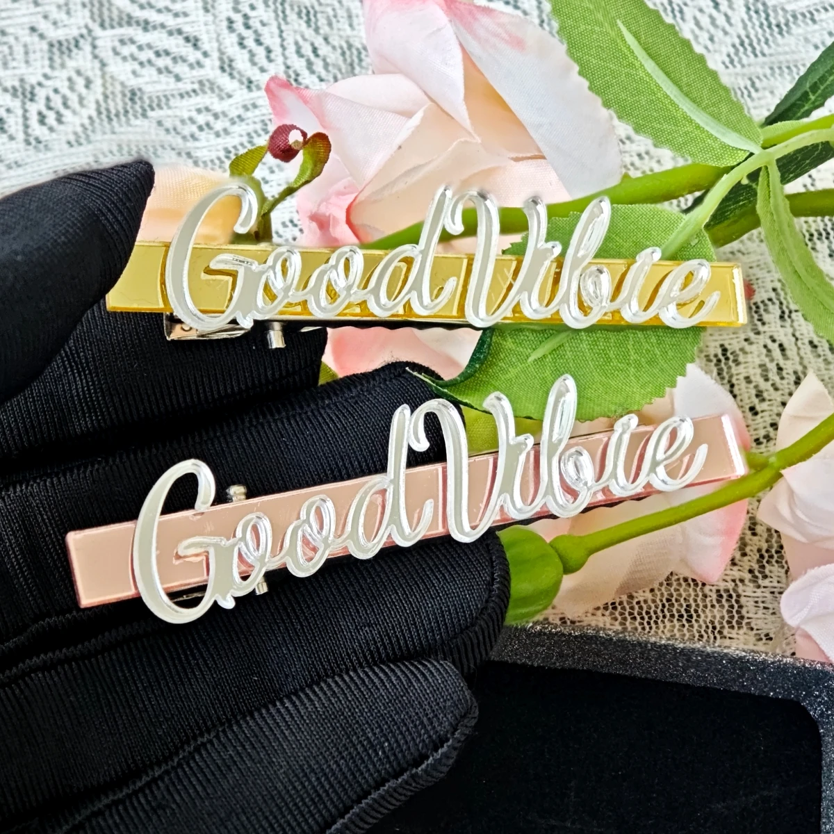 

Акриловая заколка для волос по индивидуальному заказу, персонализированная заколка для волос, изысканный подарок, рождественский подарок, женская заколка для волос, подарок на день рождения, бесплатная подарочная коробка