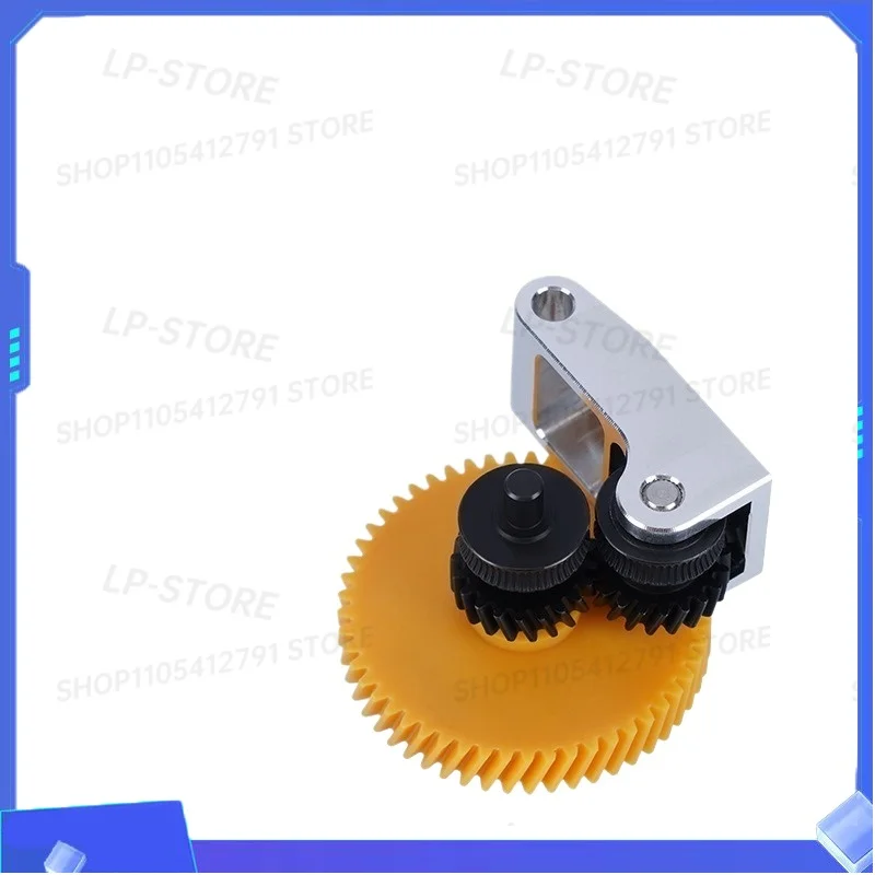 Hardened Steel Extruder Gear Assembly with Metal Handle for Bambu Lab X1/P1 Series 3D Printer