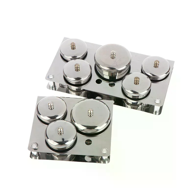 3/5개 스테인리스 다펜 디쉬 컵 세트 살롱 매니큐어 아크릴 파우더 액체 용기 정리 트레이 다펜 디쉬 네일 아트 도구