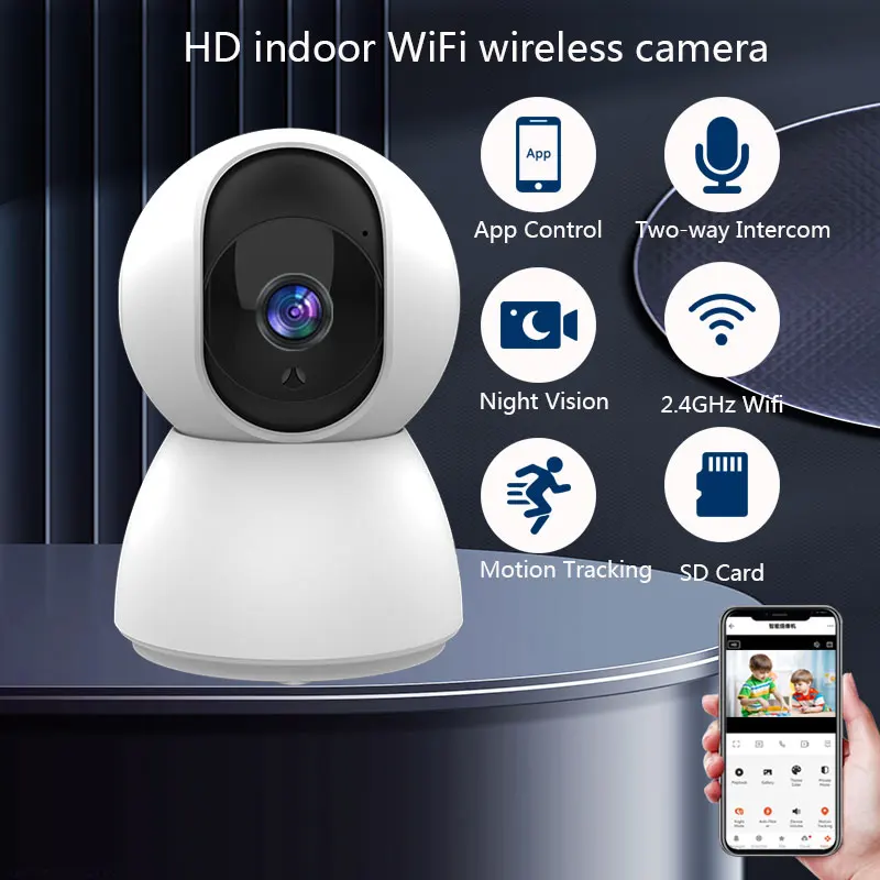 Tuya Smart Life-cámara IP 2K Full HD de 4MP para interiores, seguimiento automático, seguridad inalámbrica, alertas de vigilancia para el hogar,