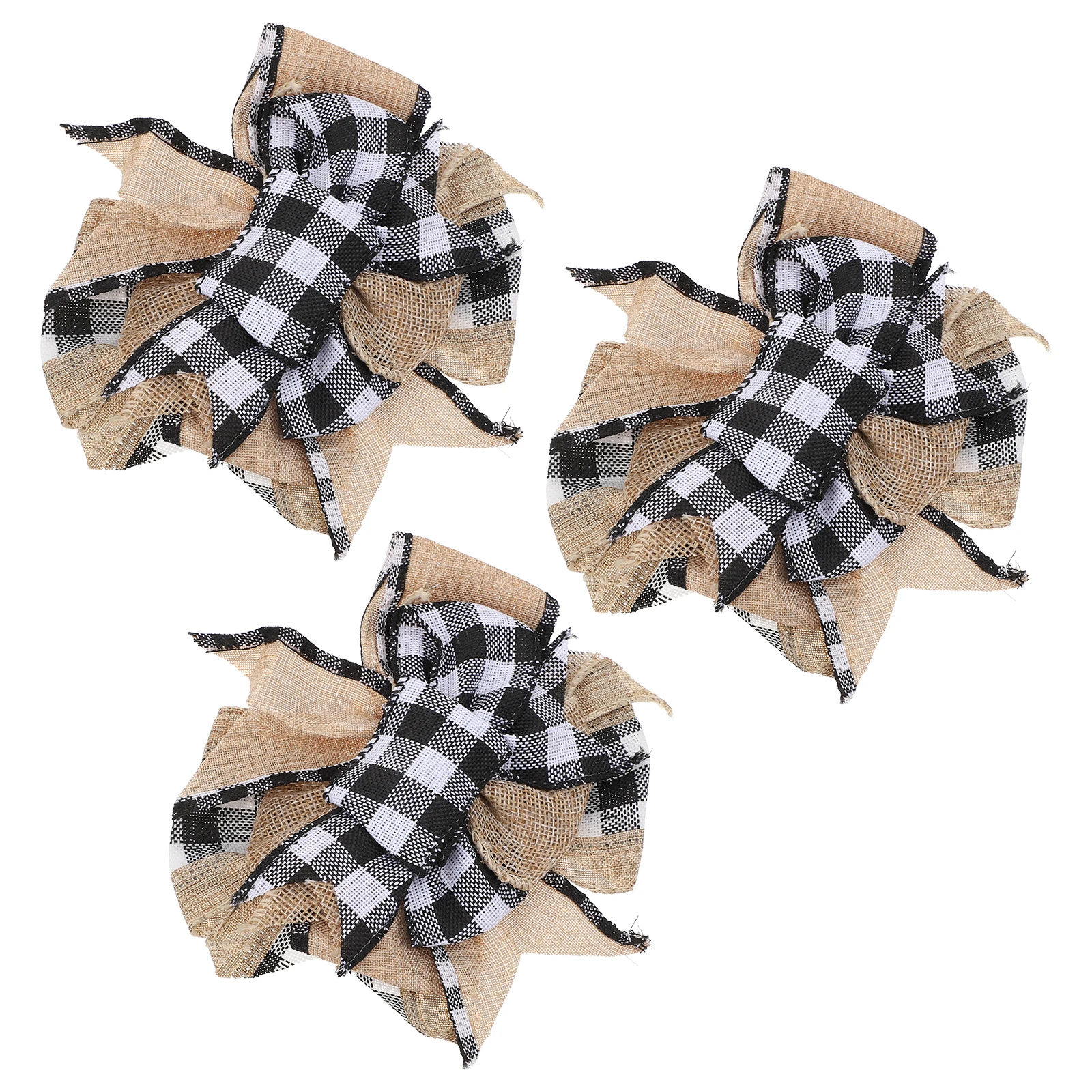 

3 Pcs Christmas Gifts Bow Decoration Tree Rabbit Packaging Party Bows Supplies Bowknot