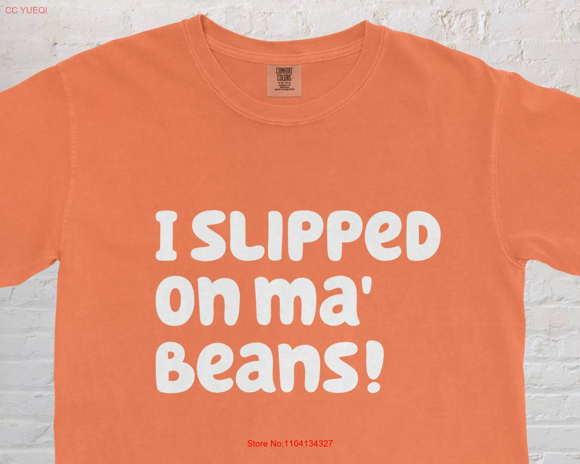 Slipped On Ma Beans T-Shirt Bingo Comfort Colors The Grannies Family lange oder kurze Ärmel