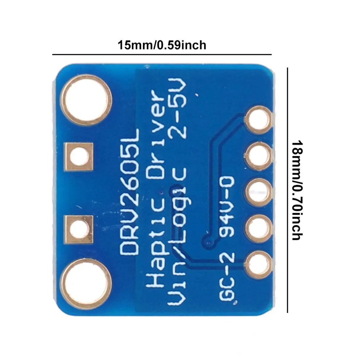 RECOMENDAR】DRV2605L Haptic Motor Driver Controller Board 3V-5V with in/TRIG General Pin Vibration Motor Driver Module for
