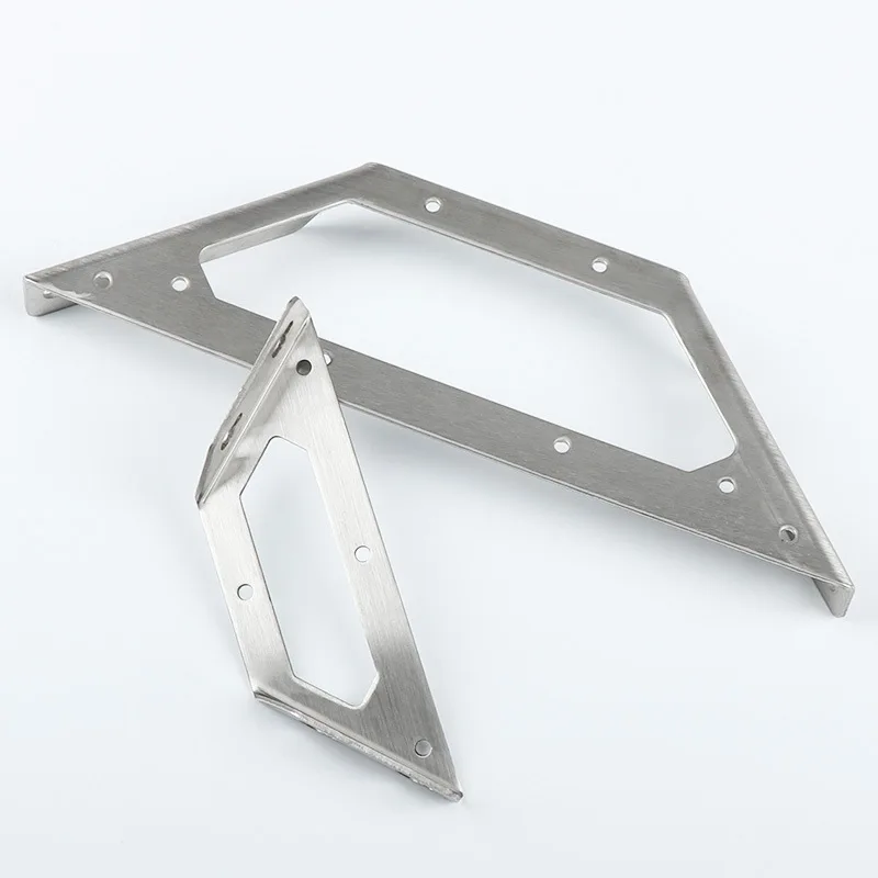 1pcs stainless steel triangle fixed bracket Angle of the frame equerre metal fixation Multi-purpose triangular code bracket