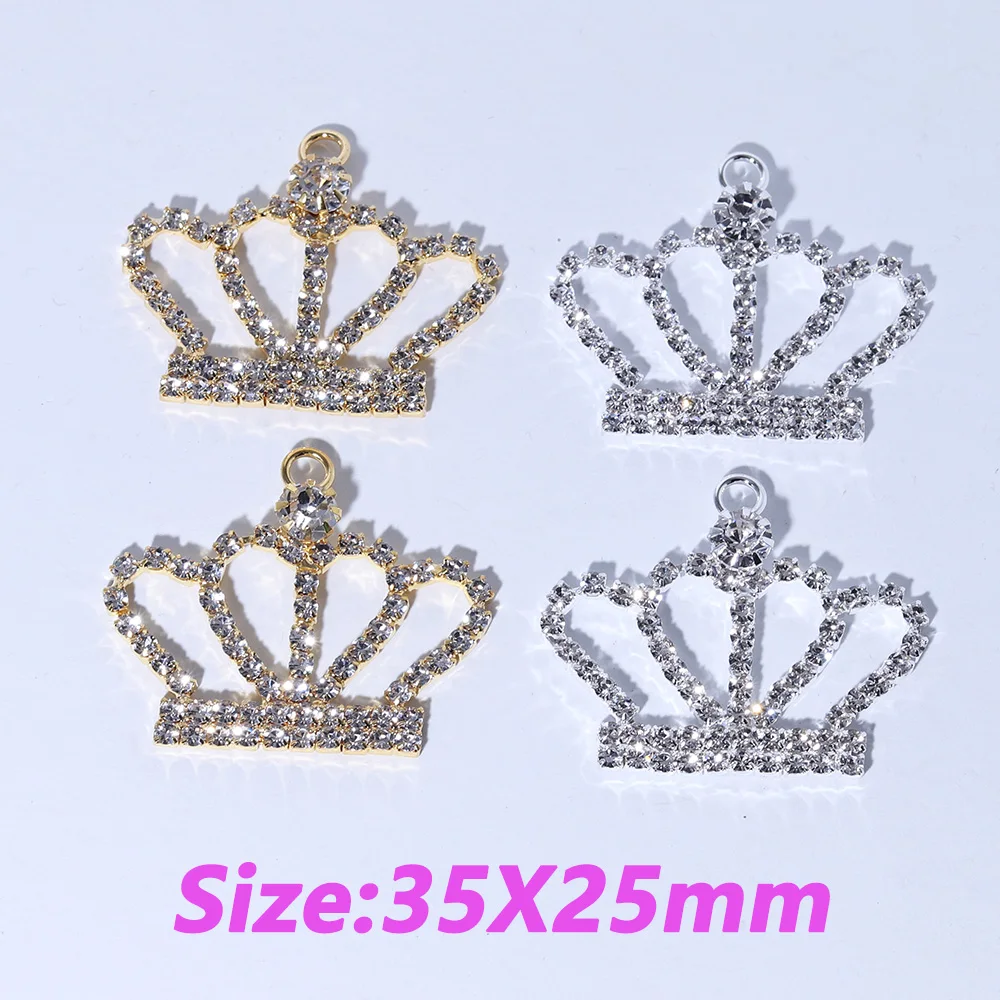 Mini Decoration Rhinestones Hair Jewelry Bridal Hair Accessories Women Pendant Crown Crystal Tiaras Bride Queen Party Crowns Gif