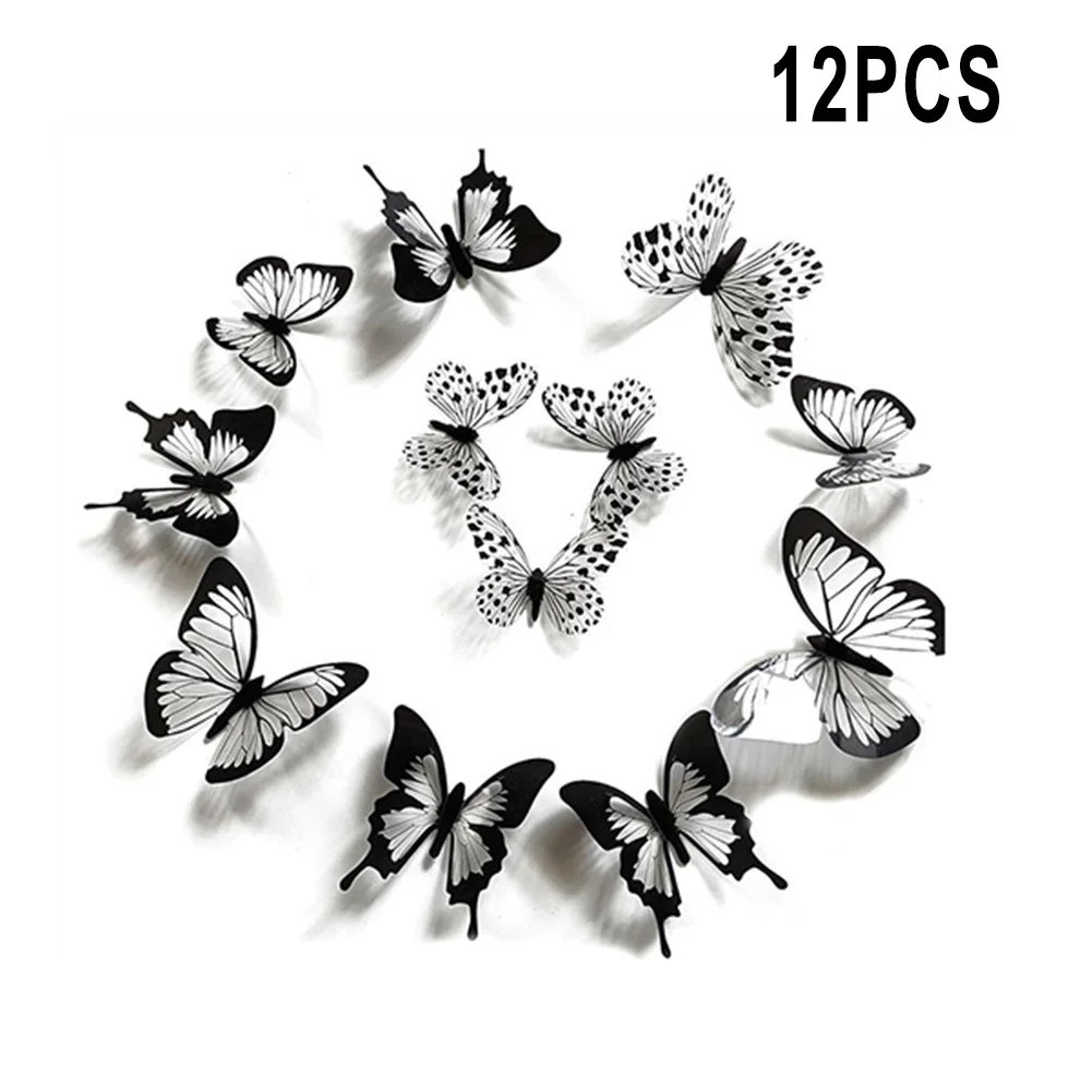 Aesthetic Butterfly Wall Sticker Set of 1224PCS Great Choice for Home or Event Decoration with Random Wing Angles Feature