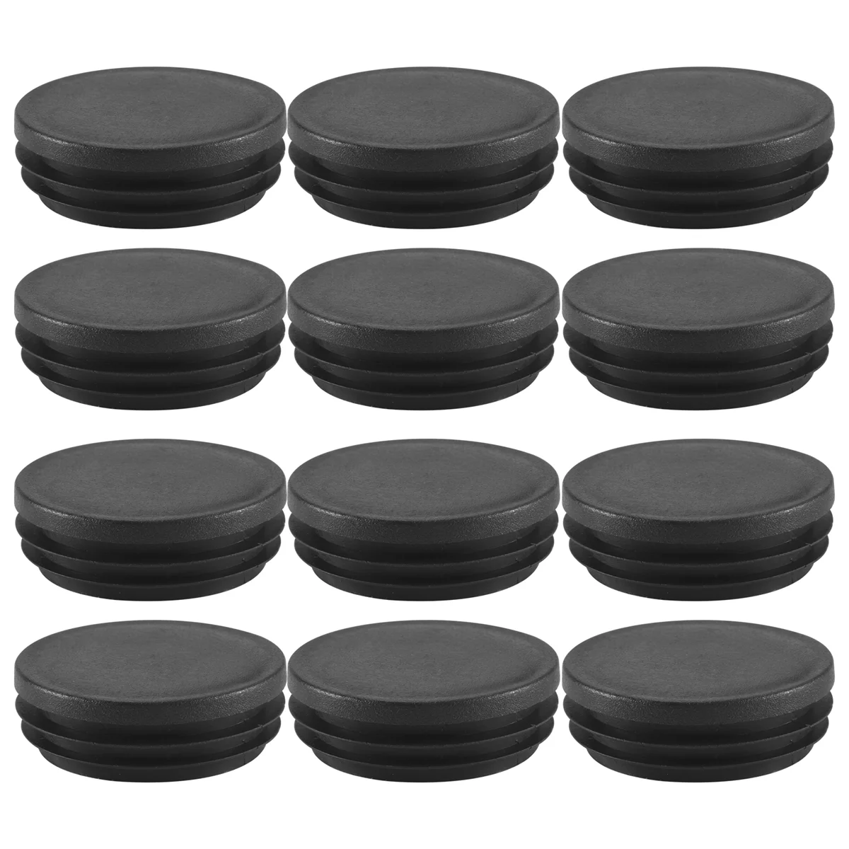 

Blanking End Round Tube Inserts Cap Cover 50mm Dia Black 12 Pcs