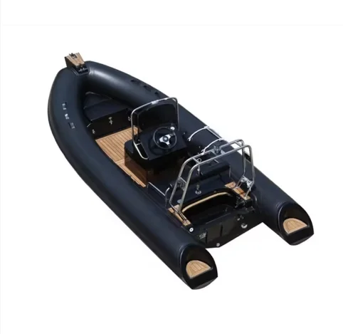 RIB480 Fiberglass Inflatable Boat With Hypalon PVC 16ft Fishing Europe 6Capacity