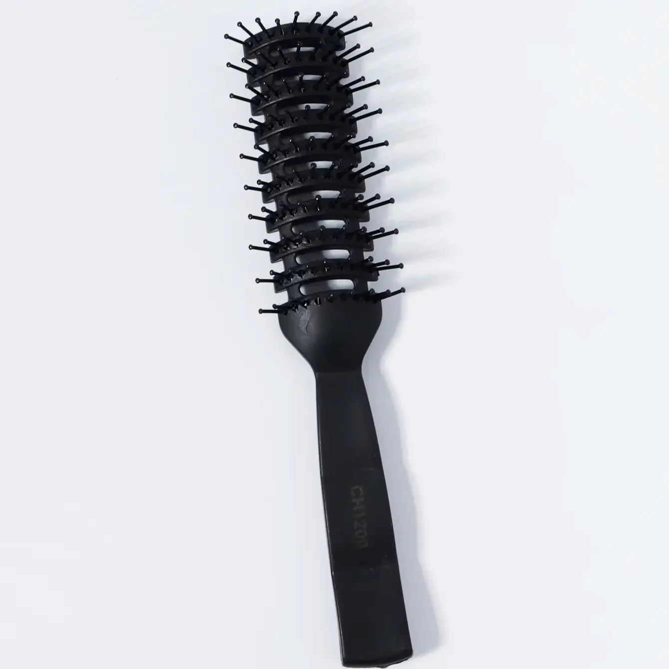Professional Ribbed Hair Comb – Anti-Tangling & Anti-Static Massage Comb for Curly Hair, Styling Tool for Real Hair Wigs view 6