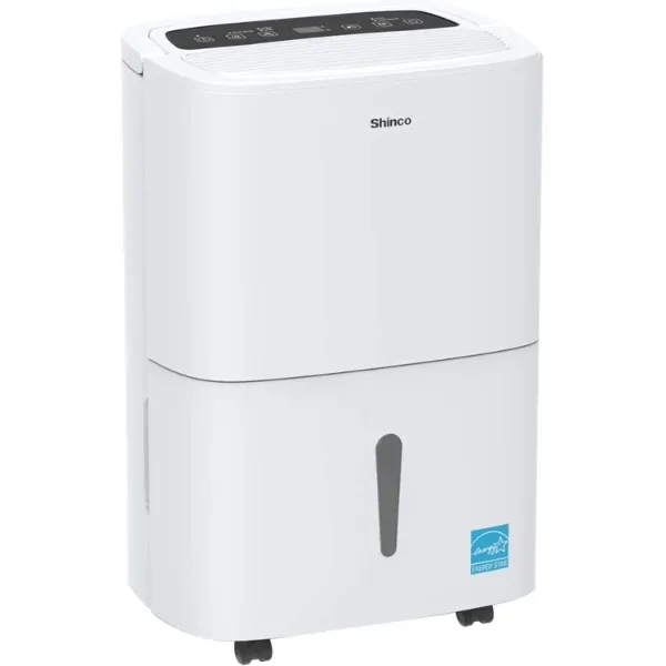 Shinco 7,000 Sq.Ft Energy Star Dehumidifier dengan pompa, Ideal untuk ruang industri besar dan baskom rumah, kelembaban efisien