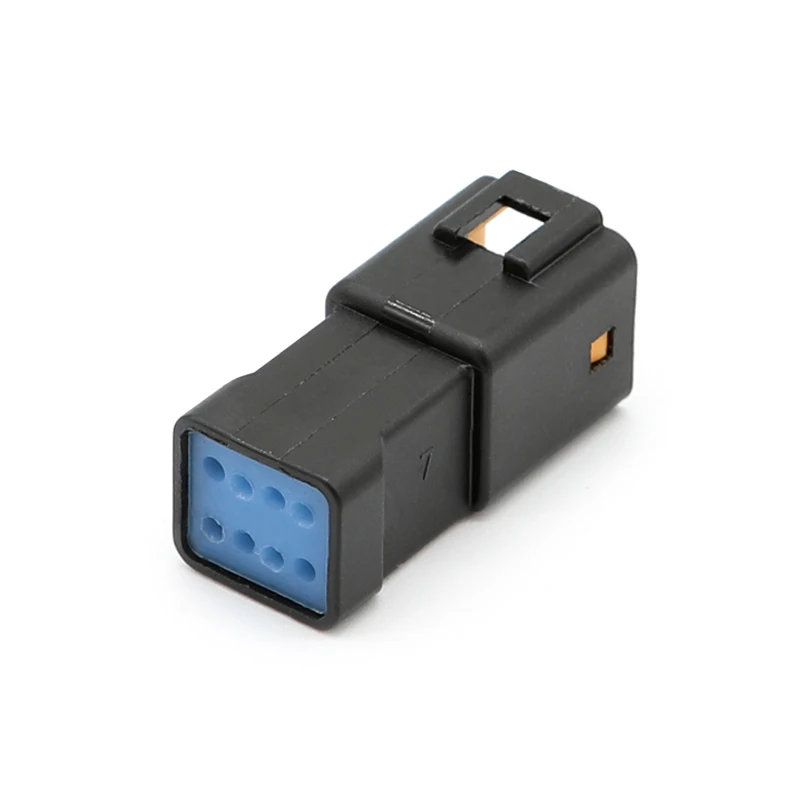 

08T-JWPF-VSLE Black automotive waterproof connector JST type micro plastic shell sheathed plug Male terminal SWPT-001T-P025