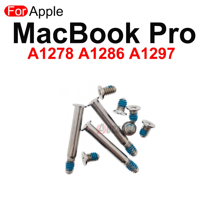 Aocarmo для Apple MacBook Pro A1278 A1286 A1297 Air A1369 A1466 Retina A1398 A1425 A1502 полный комплект винтов нижней части корпуса