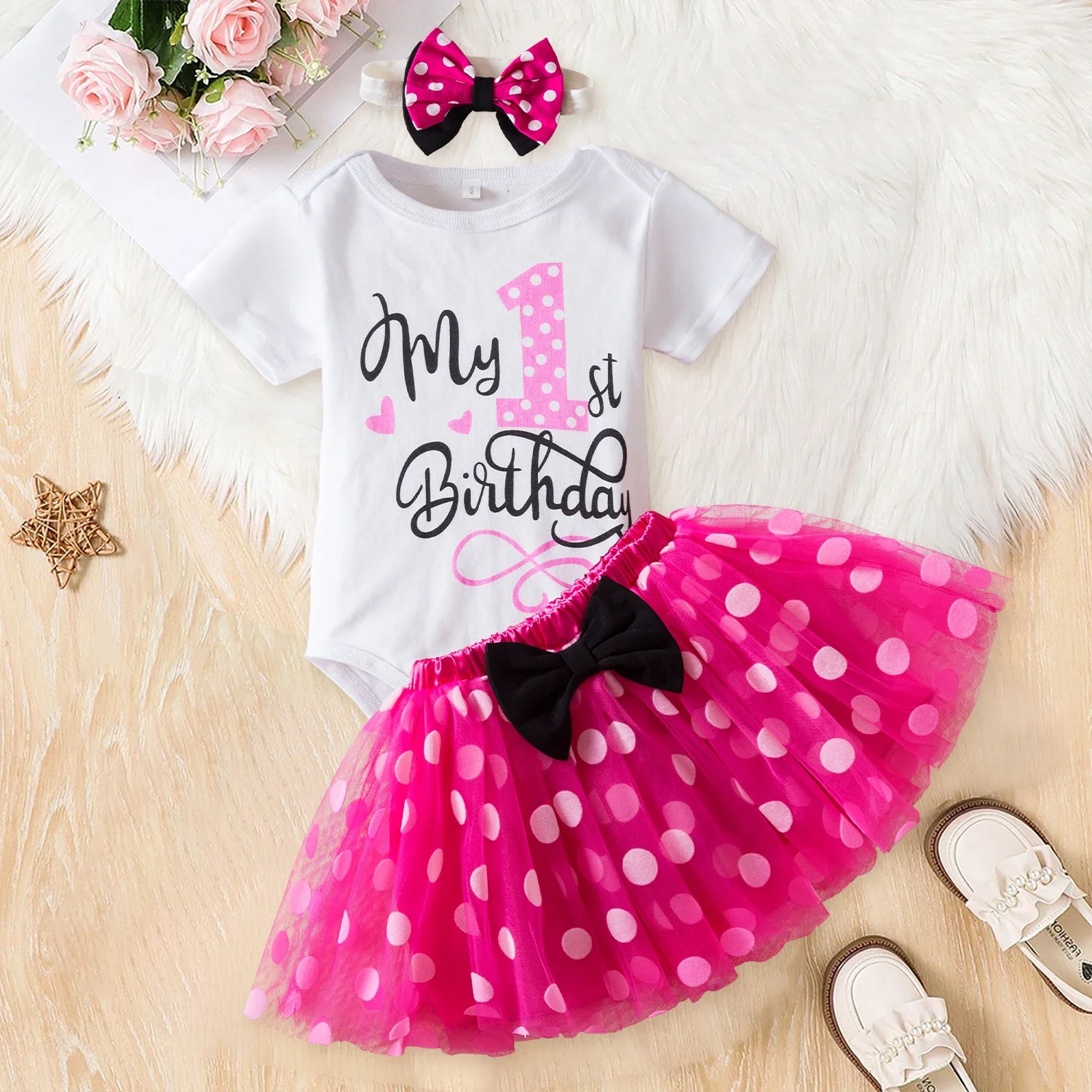 2024 Baby Girl 1 Year Birthday Dress Unicorn Outfits Summer Kids Dresses For Girl Clothing 12 Months Toddler Infant Party Wear